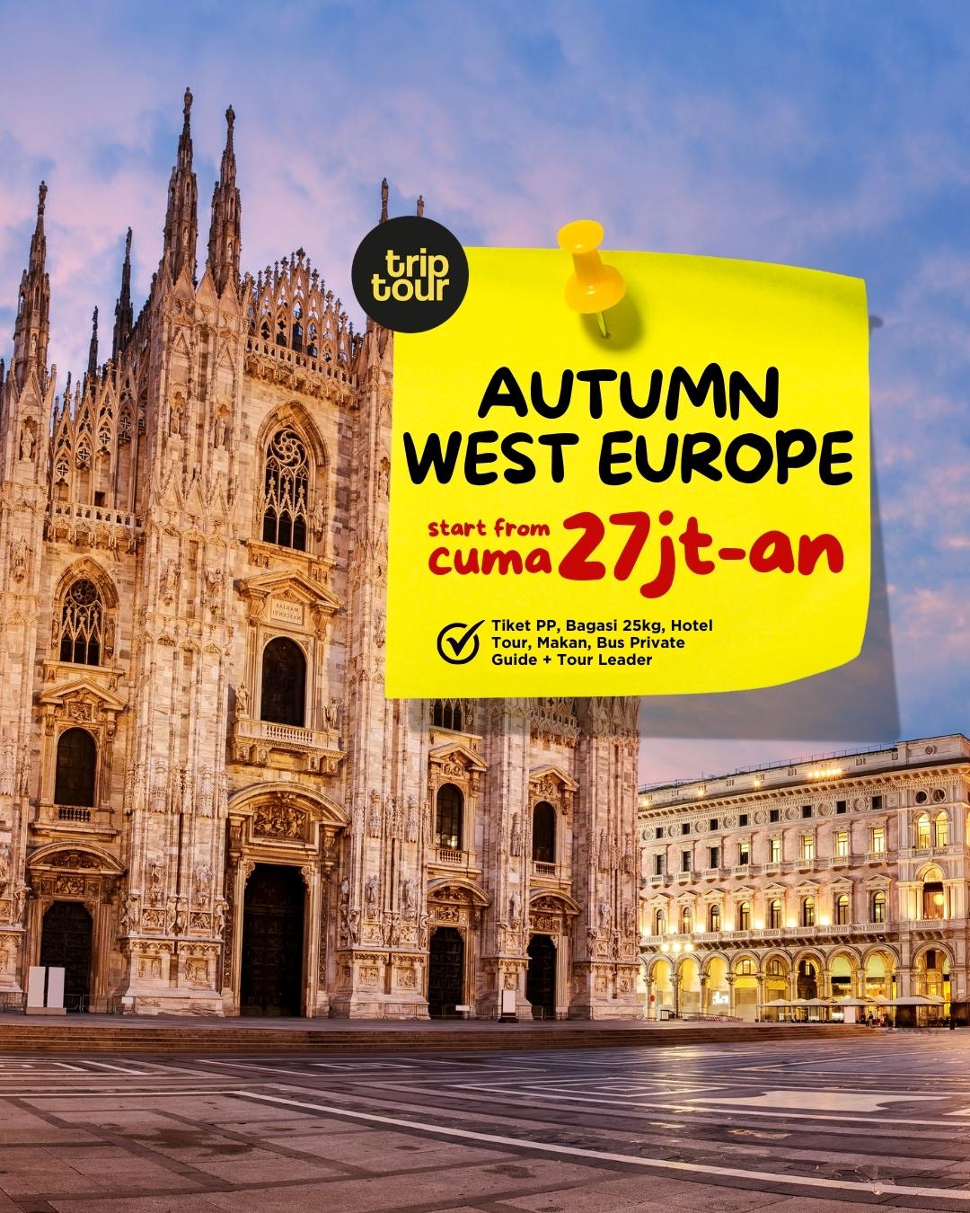 Autumn Eropa West Europe 12 Days By EY