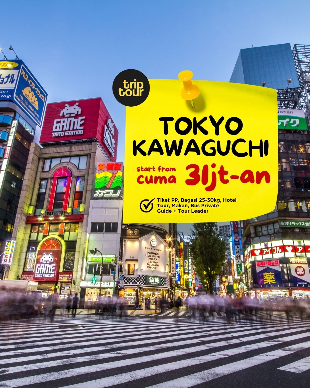 Winter New Year Jepang Tokyo Kawaguchi 8 Days By BI