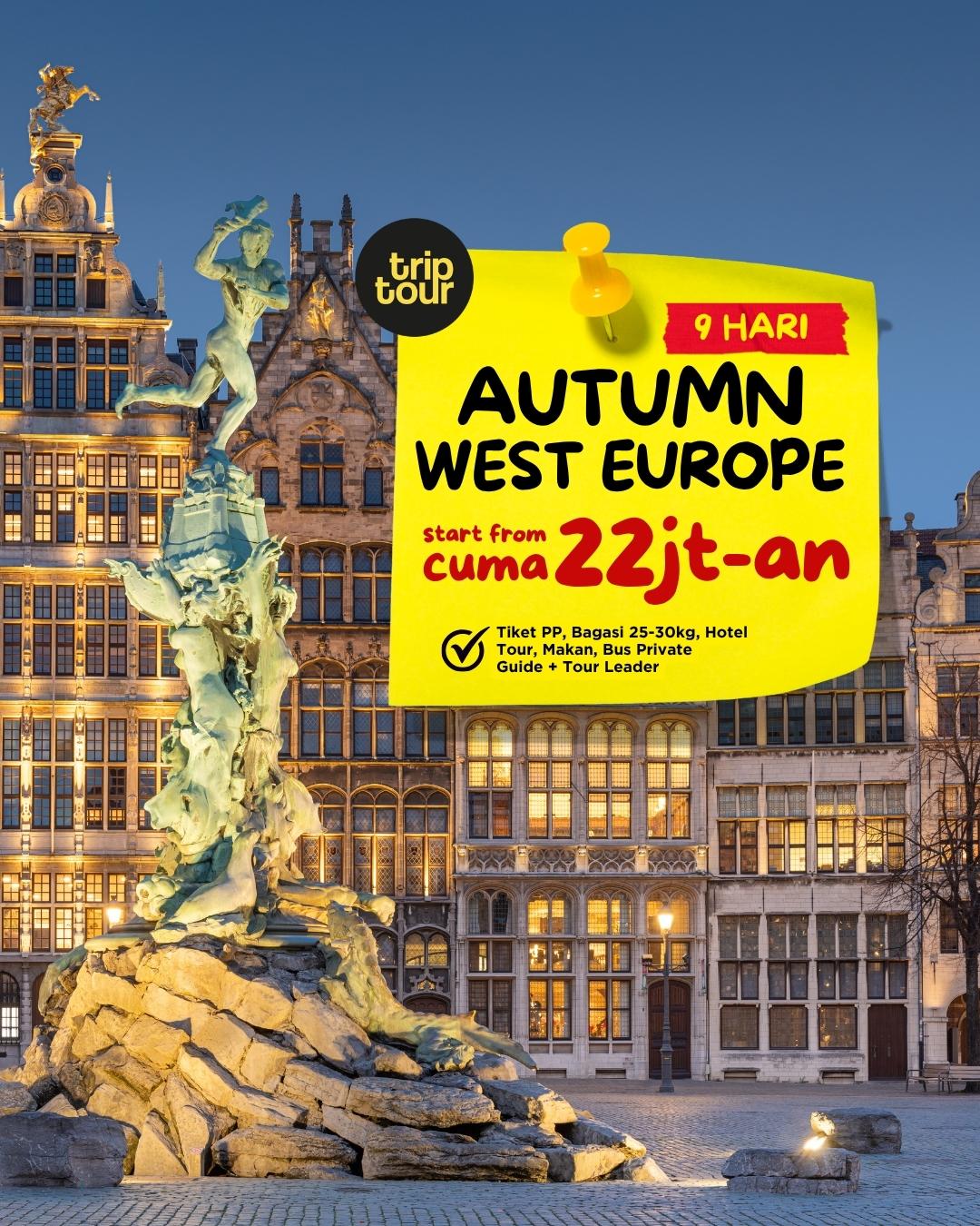 Autumn Eropa West Europe 9 Days By EY