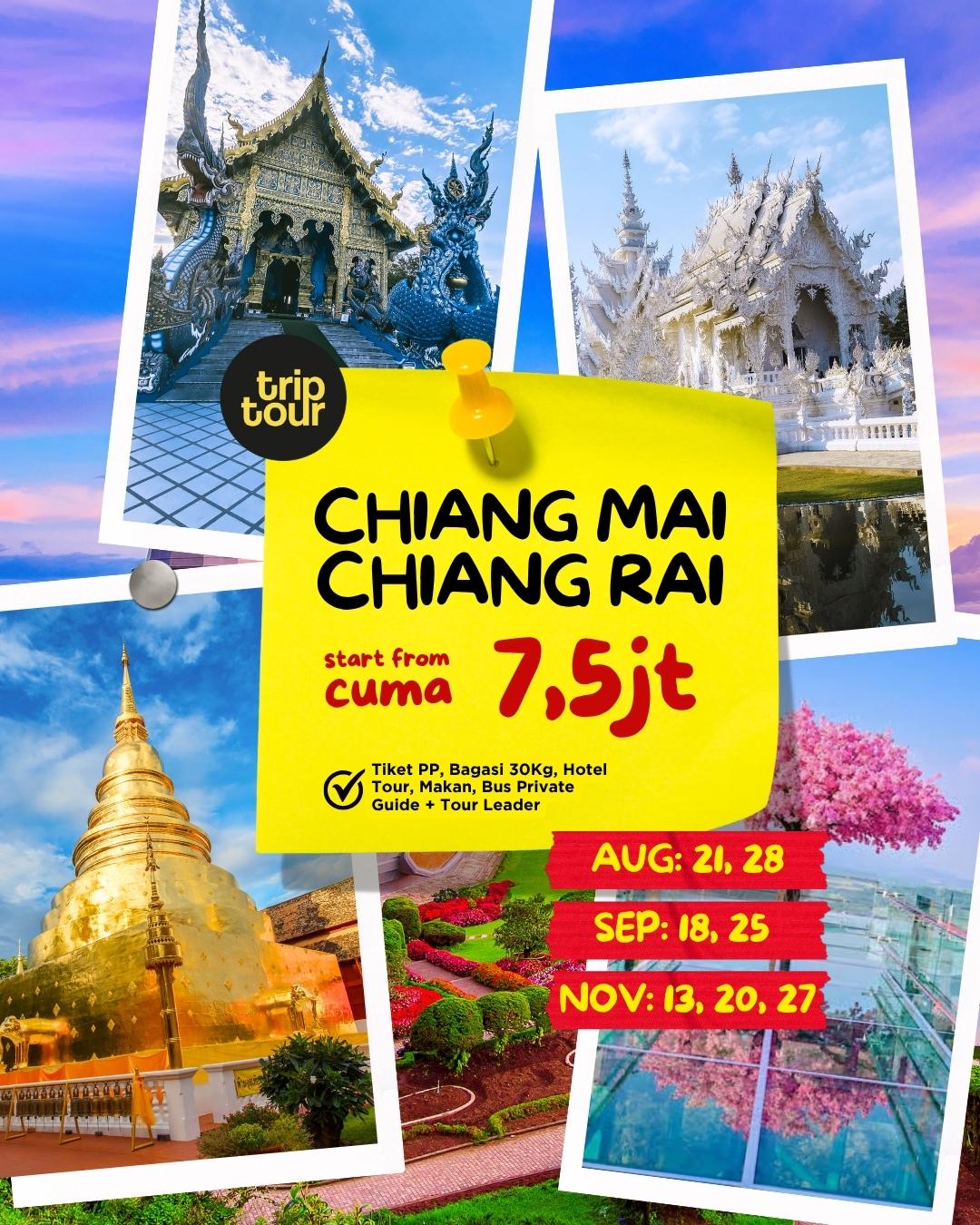Beautiful Chiang Mai Chiang Rai All Dates Asia Chiang Mai Chiang Rai 4 Days By MH