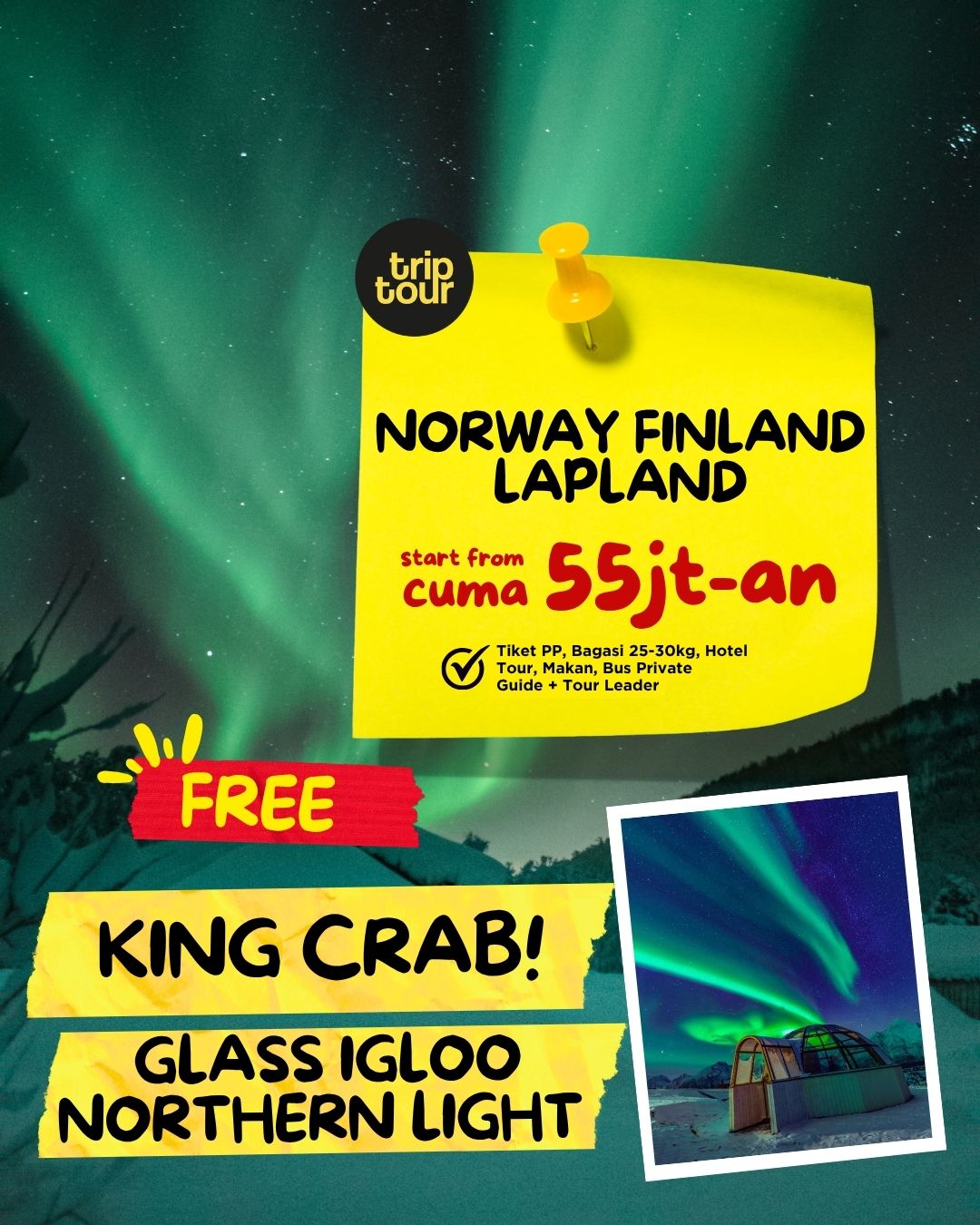 WINTER/LEBARAN 2026 Eropa Norway 10 Days By QR