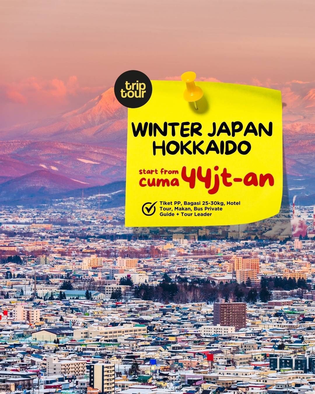Winter Jepang Hokkaido 7 Days By GA