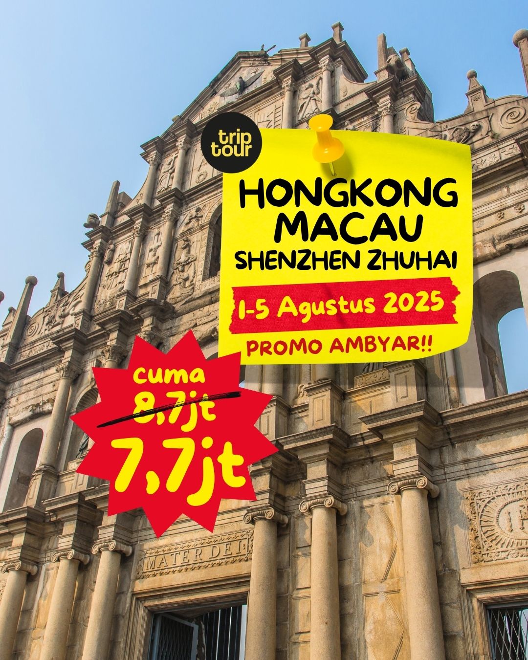 Consortium Shenzhen Zhuhai Asia Hongkong Macau 5 Days By NX