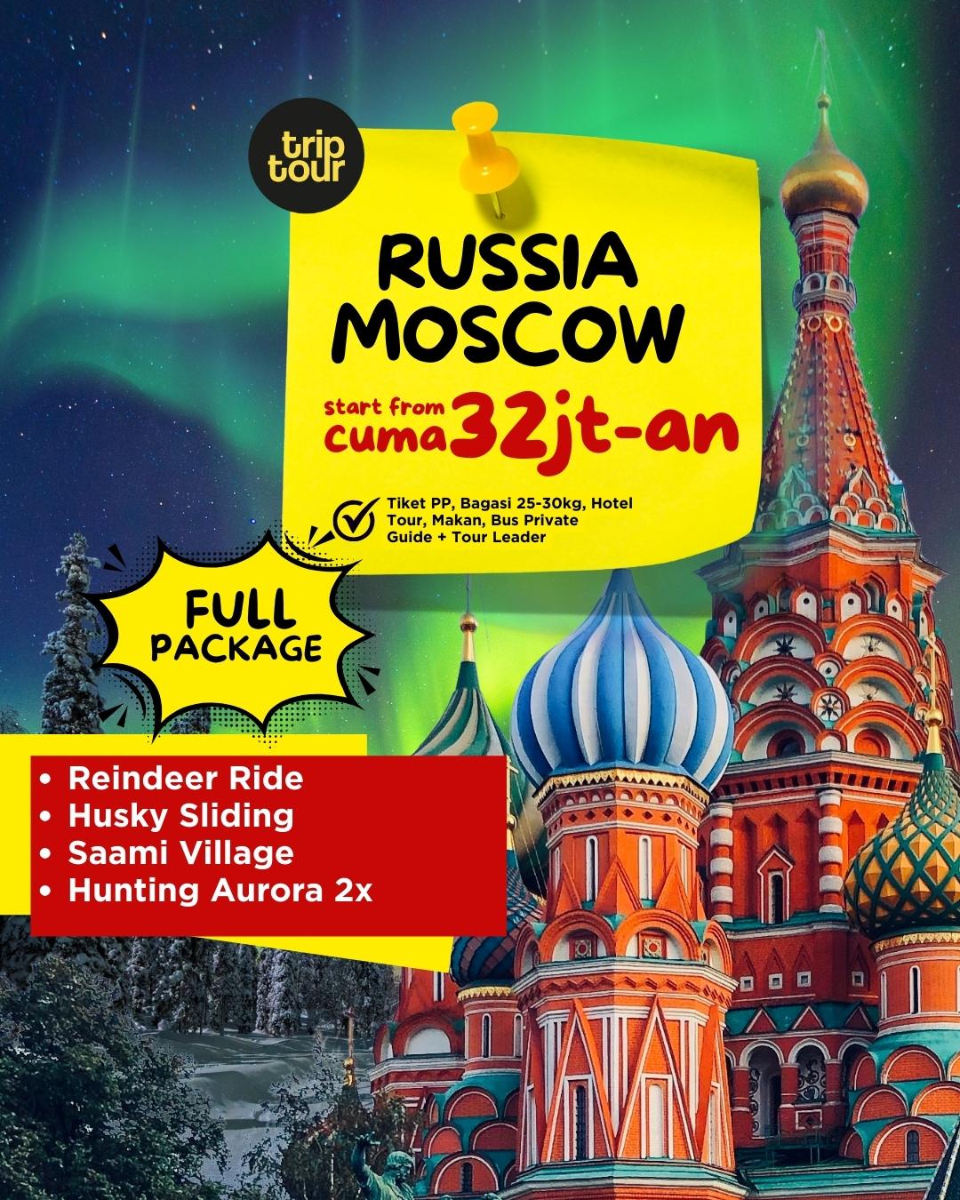Autum Russia Moscow Murmansk full package Eropa Russia Moscow 8 Days By EY