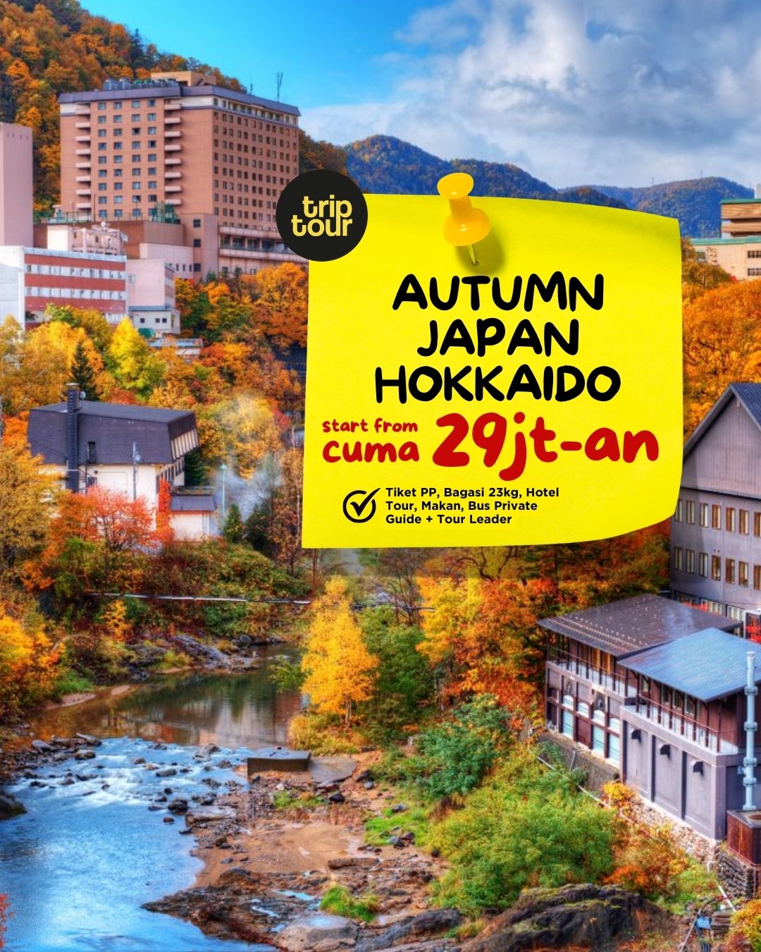 Autumn Jepang Hokkaido 8 Days By NH