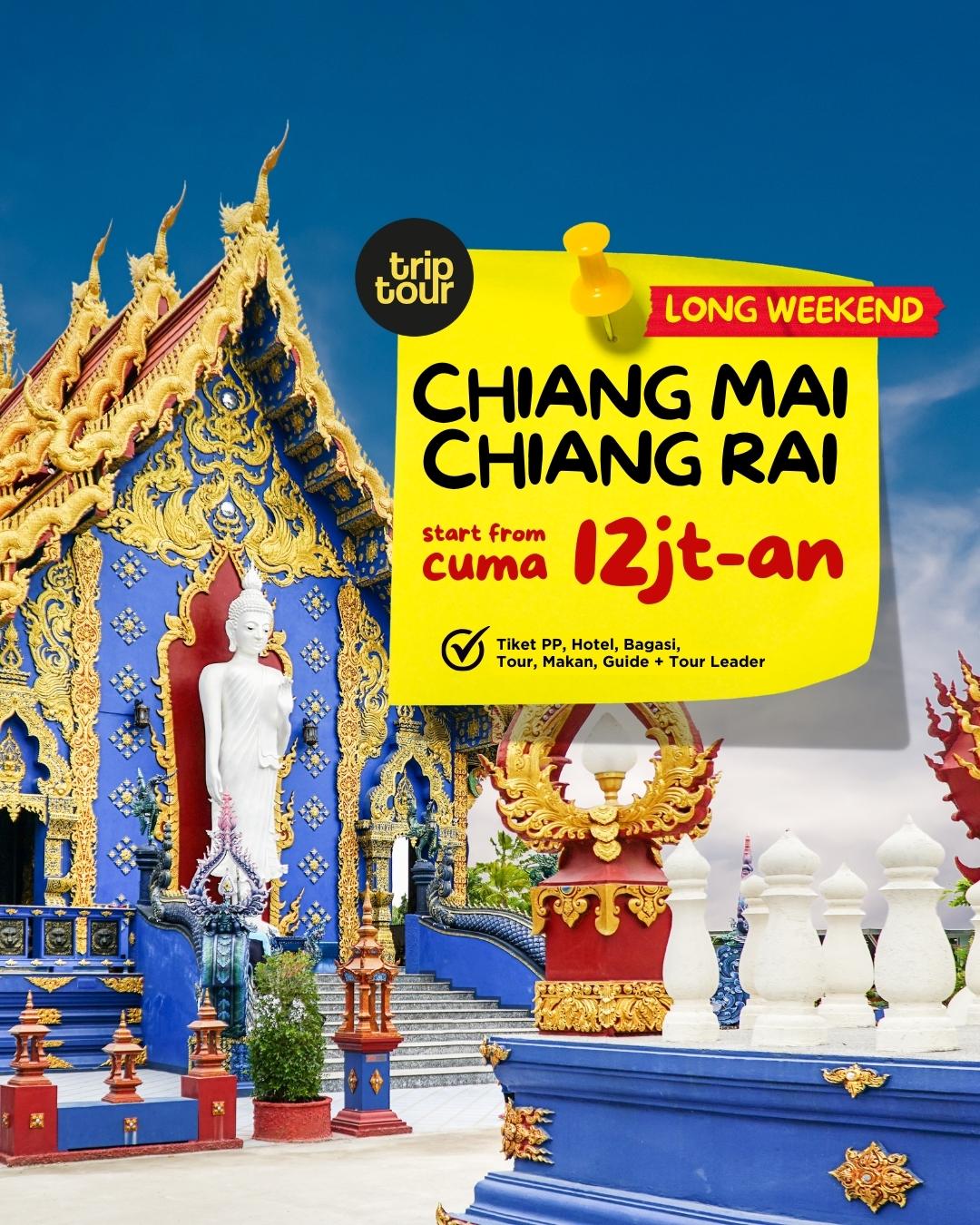 Long Weekend Beautiful Asia Chiang Mai Chiang Rai 5 Days By MH