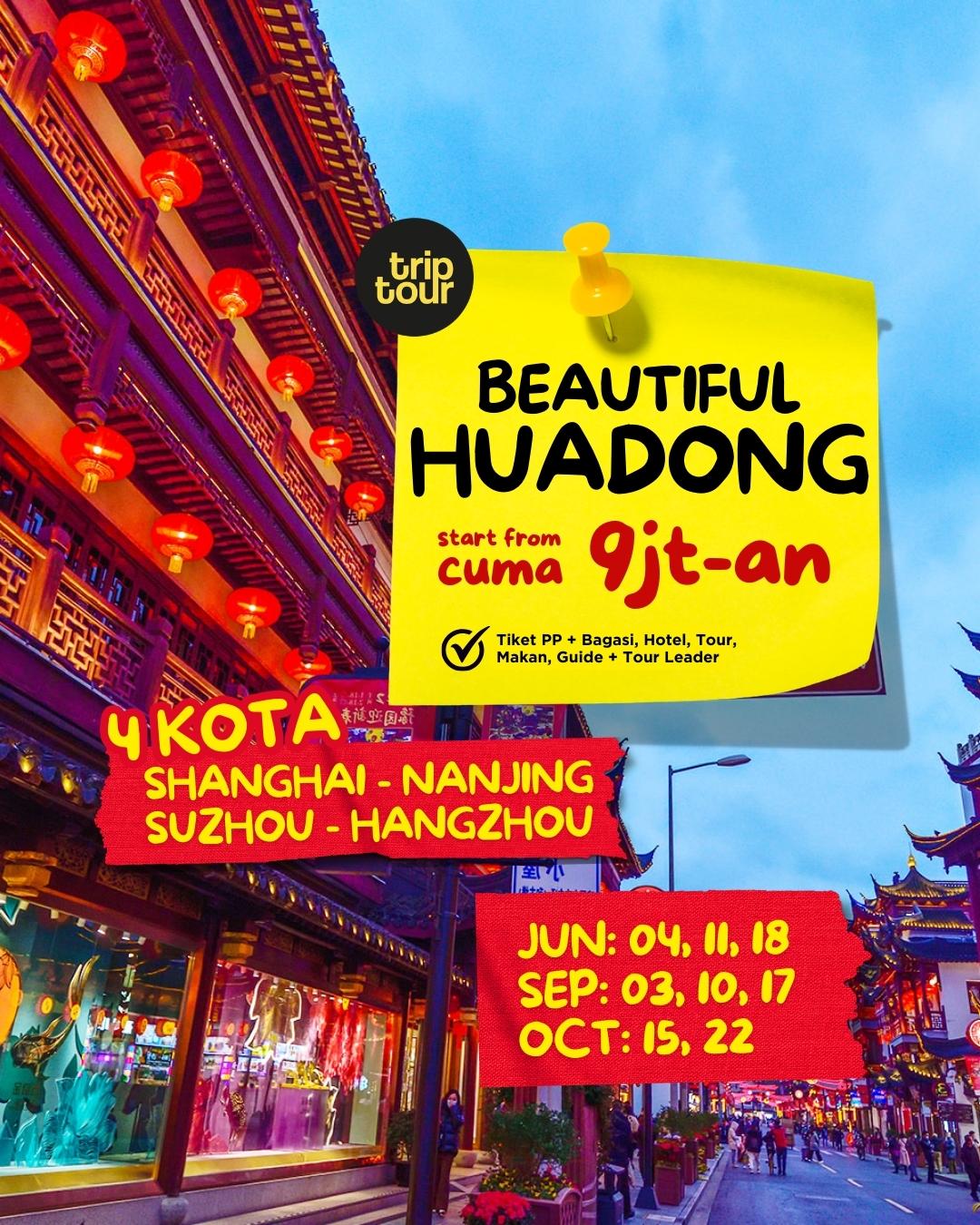 Huadong {Nanjing, Suzhou, Shanghai, Hangzhou} {Jun, Sep, Oct} Asia China 6 Days By MF