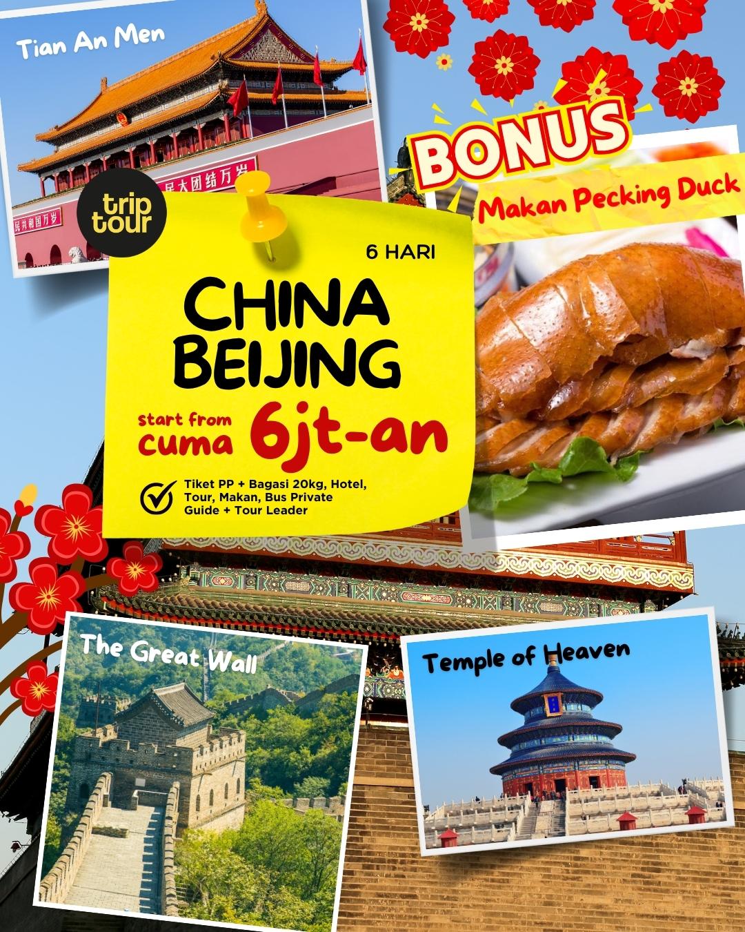 Trip To Beijing Asia China 6 Days By BI