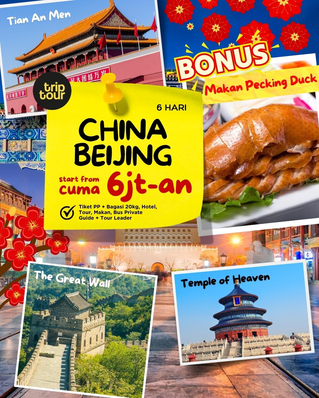 Trip To Beijing Asia China 6 Days By BI