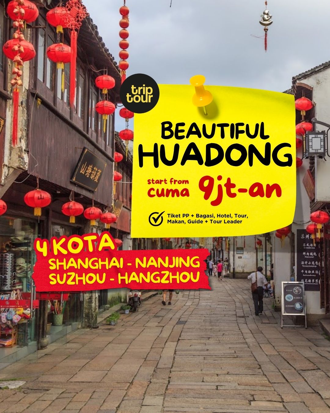Huadong {Nanjing, Suzhou, Shanghai, Hangzhou} {Dep: May 28} Asia China 6 Days By MF