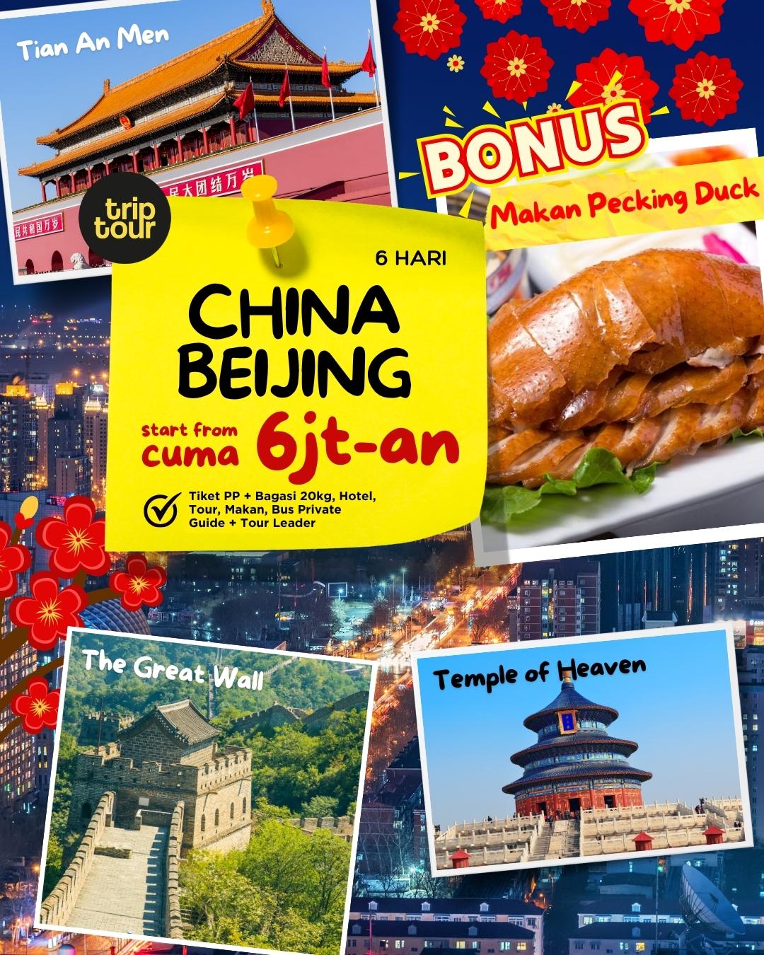 Trip To Beijing Asia China 6 Days By BI