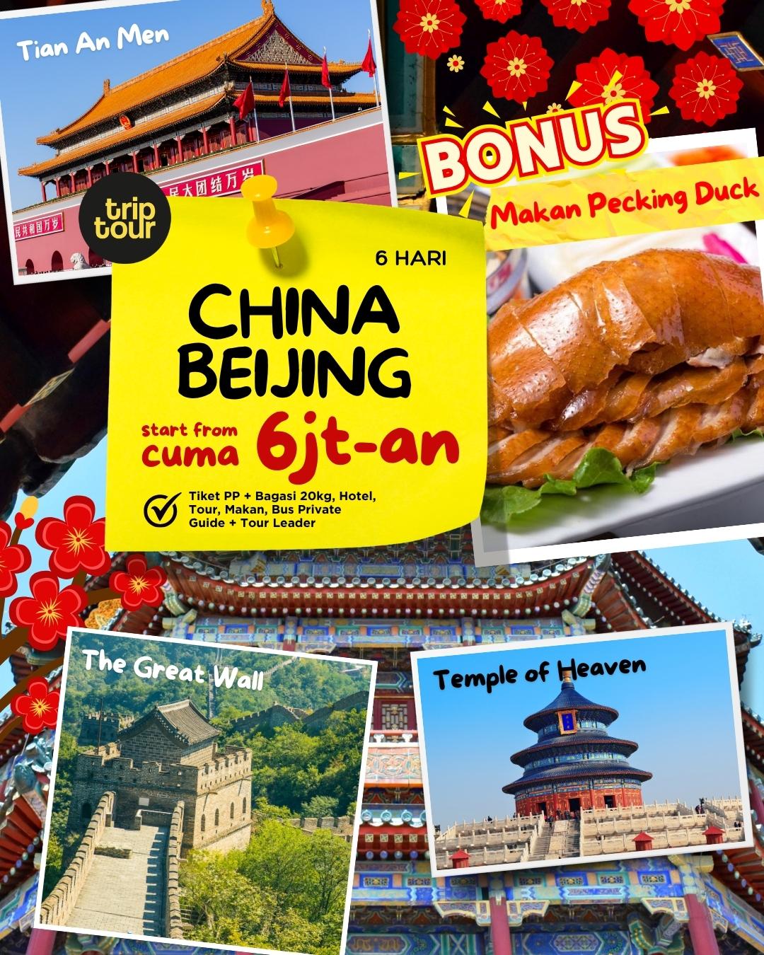 Trip To Beijing Asia China 6 Days By BI