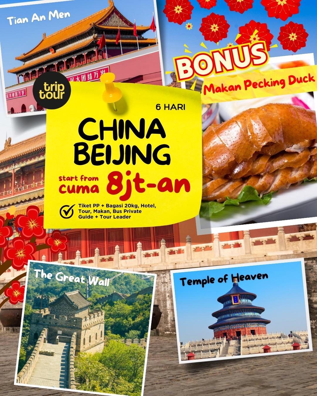 Trip To Beijing Asia China 6 Days By BI