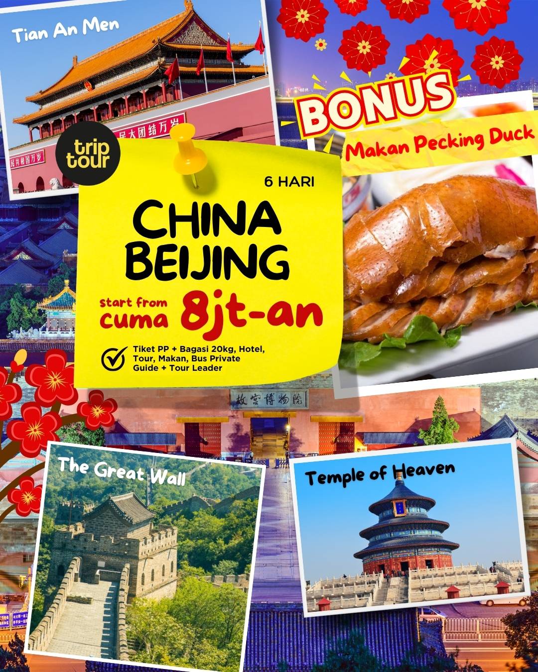 Trip To Beijing Asia China 6 Days By BI
