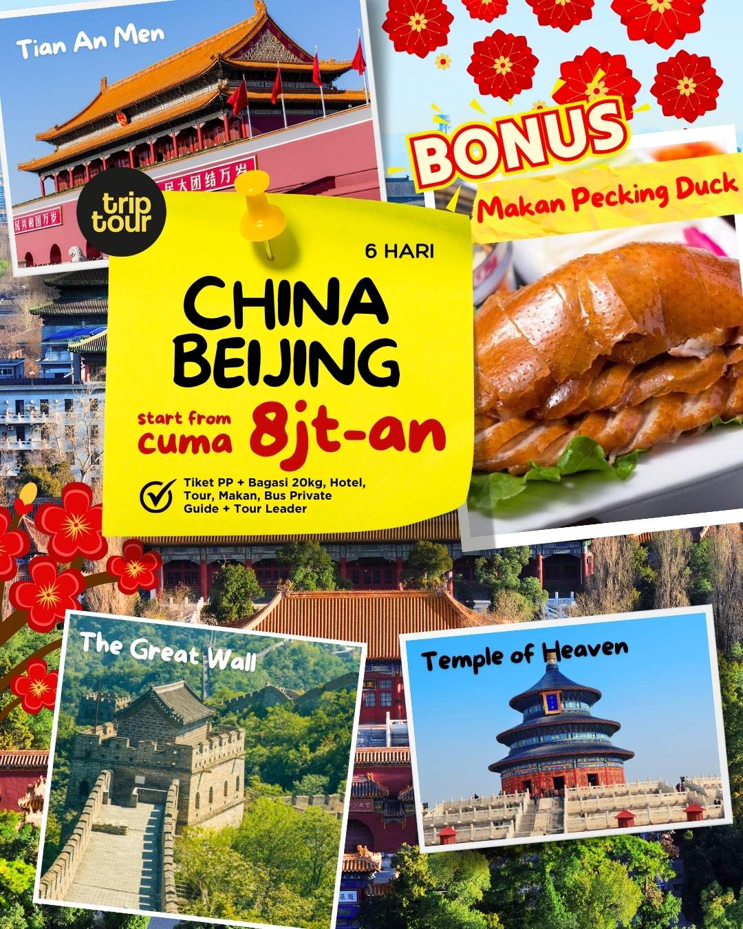 Trip To Beijing Asia China 6 Days By BI