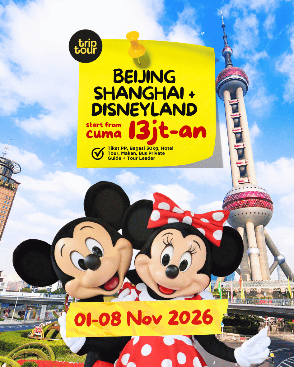 Beijing - Shanghai + Disneyland Asia China 8 Days By MH