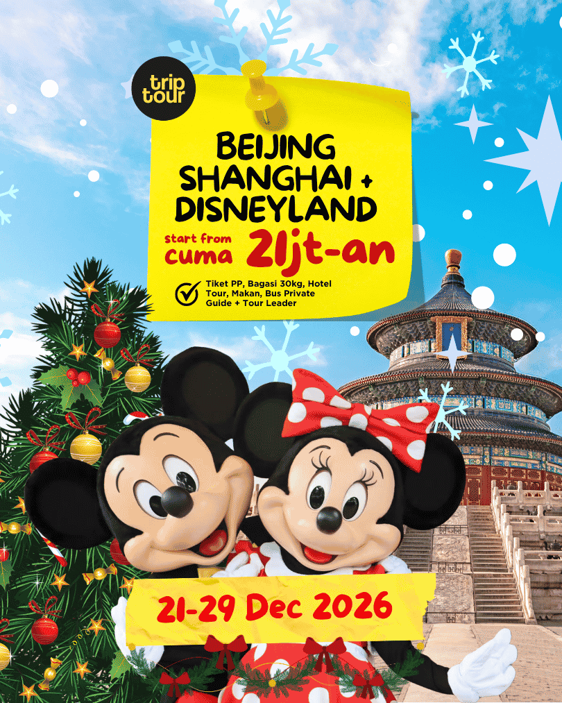 Christmas Beijing - Shanghai + Disneyland Asia China 9 Days By MH