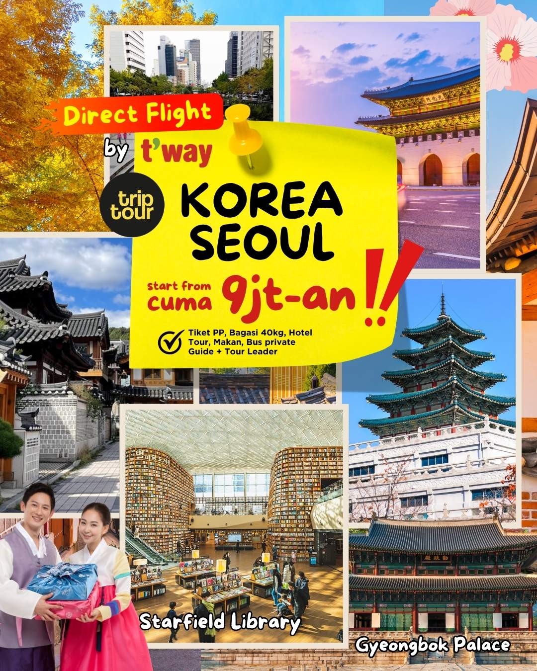 Special Price Korea Seoul 5 Days By TW